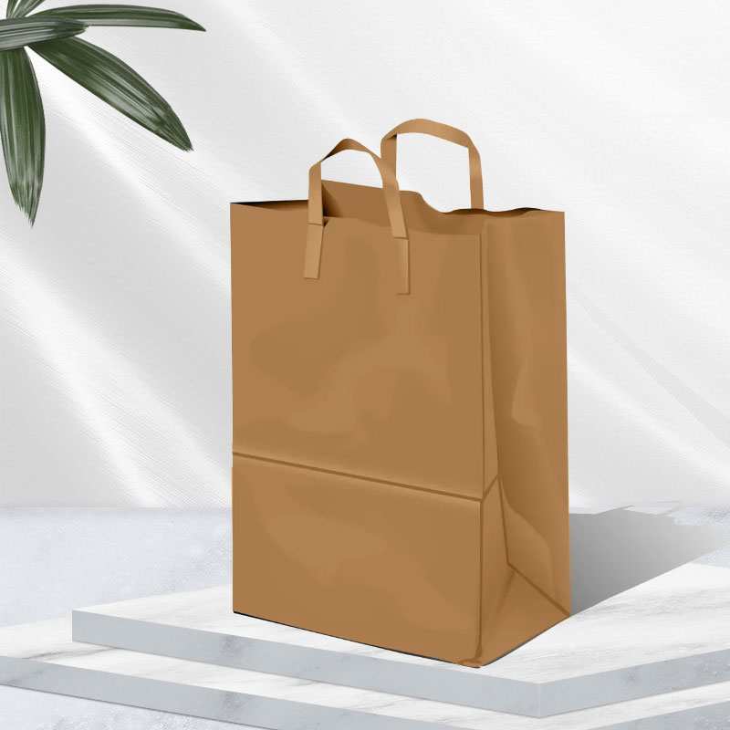 Brown Kraft Block Bottom Paper Bags